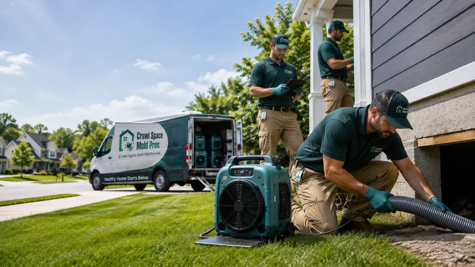 Crawl Space Mold Removal in Saluda, VA
